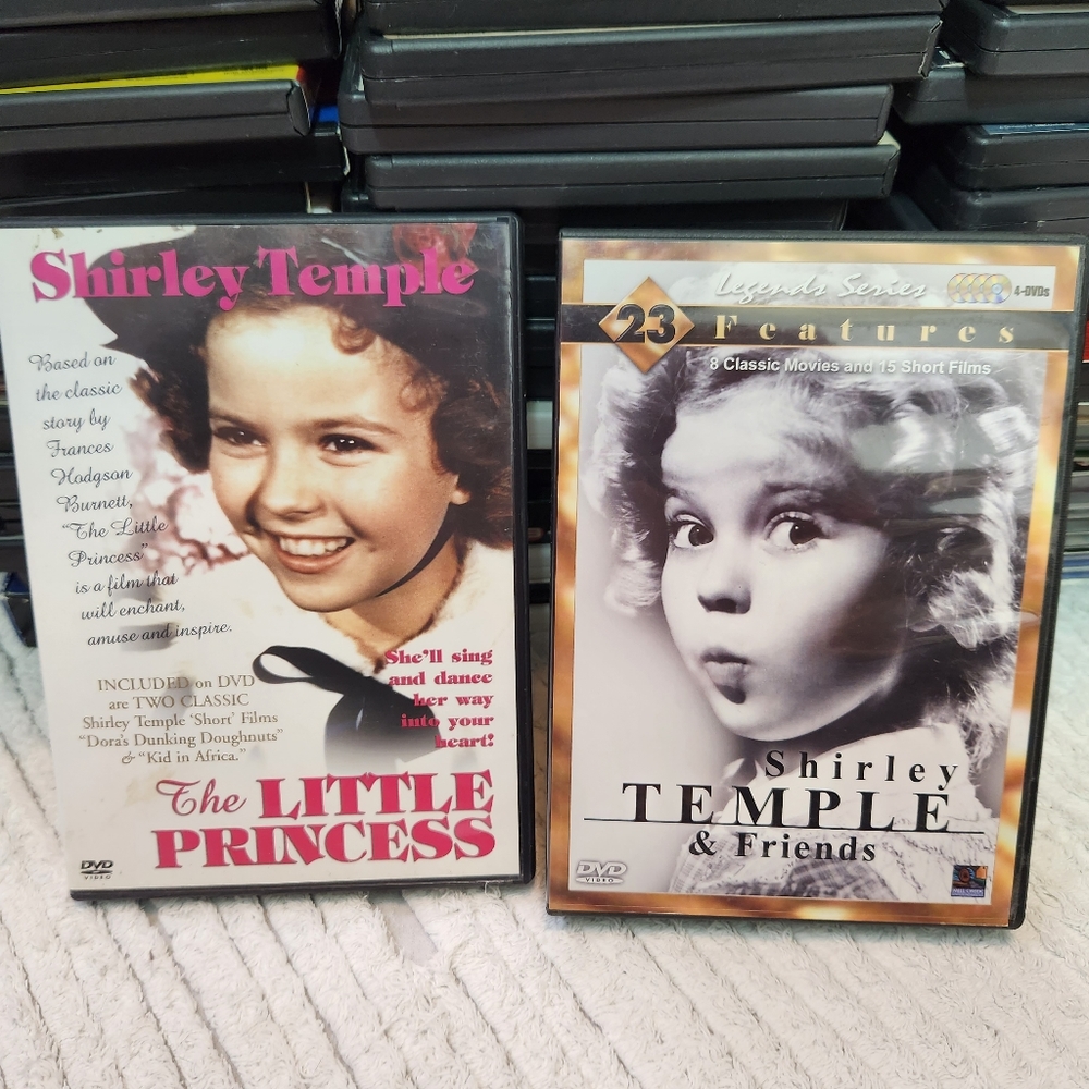 SHIRLEY TEMPLE The Little Princess+ COMBO HOURS OF SHIRLEY TEMPLE DVDs